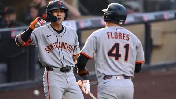 Ramos, Devers y Flores desatan ofensiva inicial: Giants frenan a Padres con triple jonrón