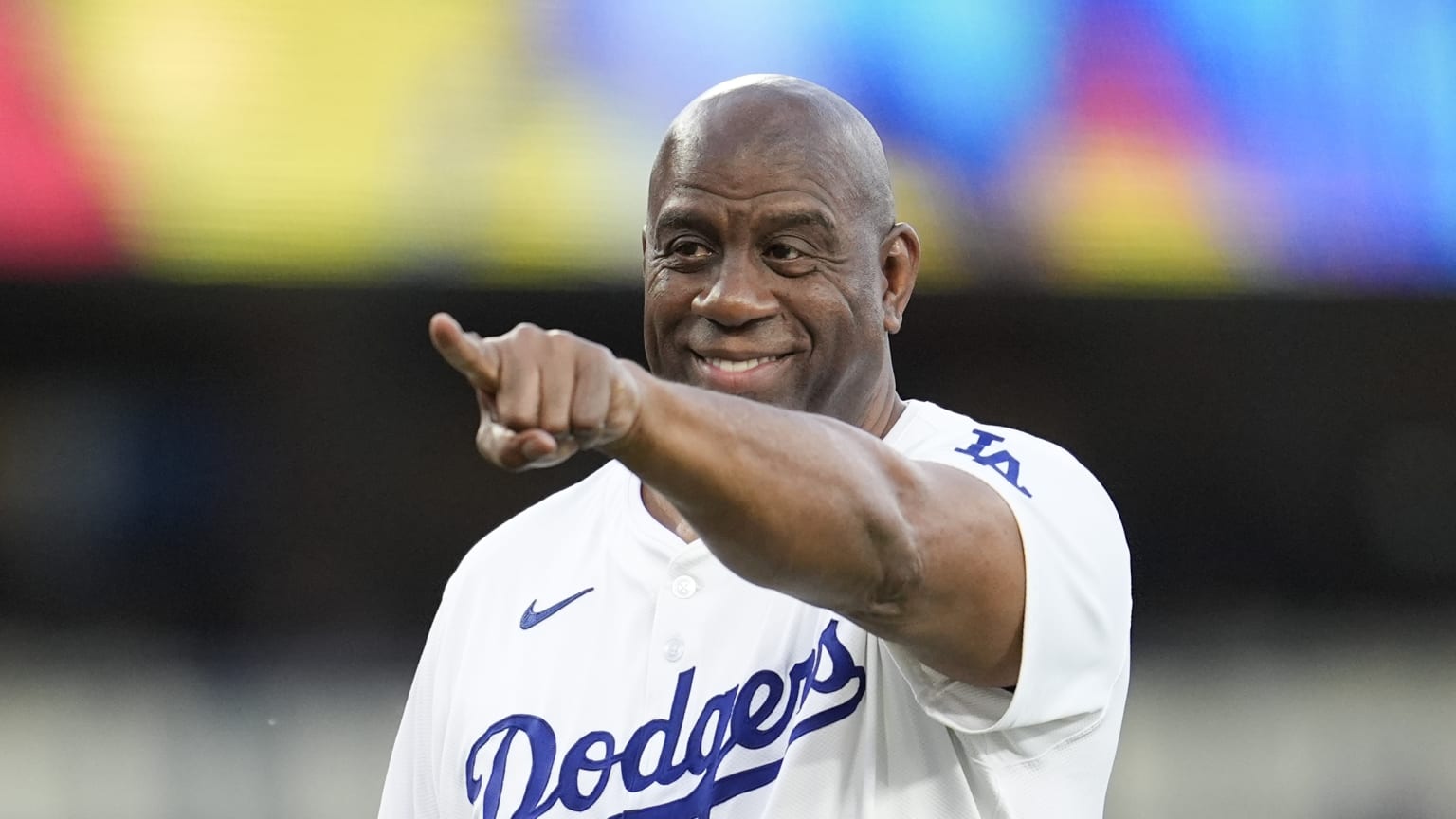 Magic Johnson en los dodgers