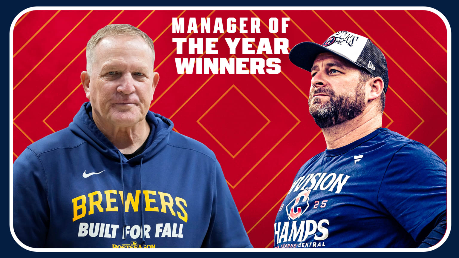 Repetición histórica: Vogt y Murphy ganan por segundo año consecutivo el premio al Mánager del Año