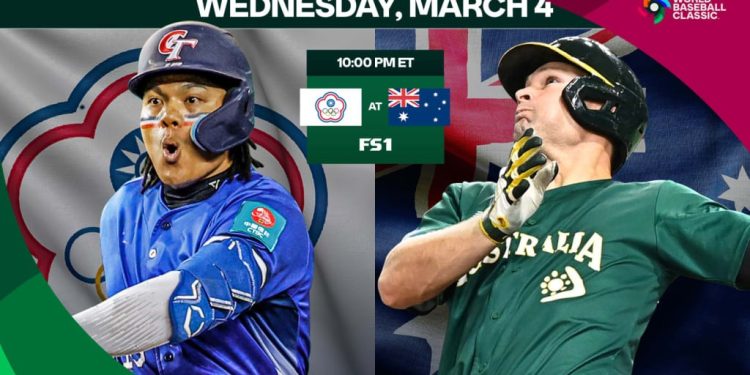 China Taipéi y Australia wbc