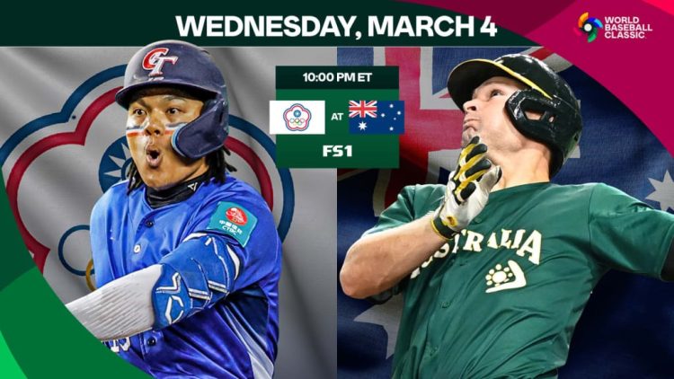China Taipéi y Australia wbc